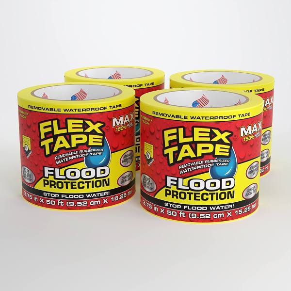 Flex Seal Tape Flood Protection Max 3.75 In. X 50 Ft. - Case Of 4