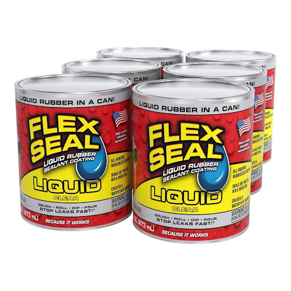 Flex Seal Liquid Clear 16 Oz. Case Of 6