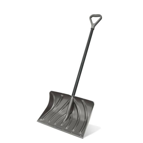 Suncast Commercial Combo Snow Shovel And Pusher 20 Inch Steel Core Case Of 6