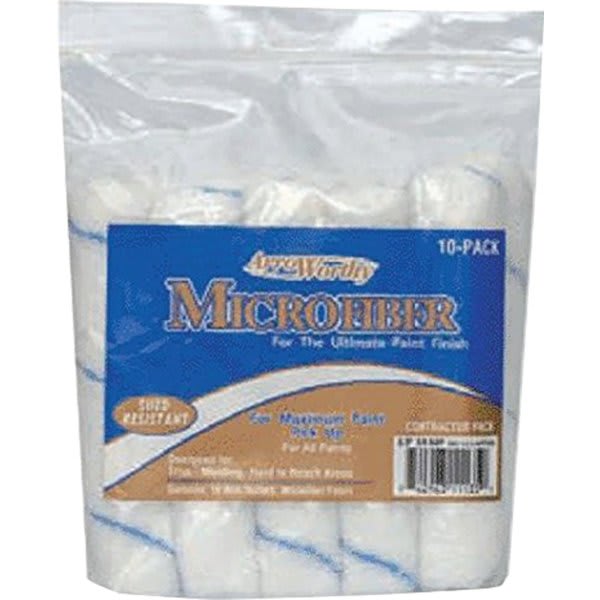 Arroworthy 4-Mfr3ck 4" Microfiber 3/8" Nap Mini Roller, Package Of 10