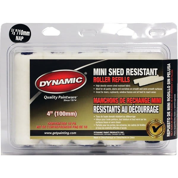 Dynamic 4 X 3/8" Mini Shed Resistant Refill, Package Of 10
