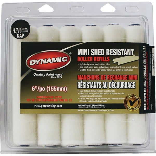 Dynamic 6-1/2 X 1/4" Mini Shed Resistant Refill, Package Of 12