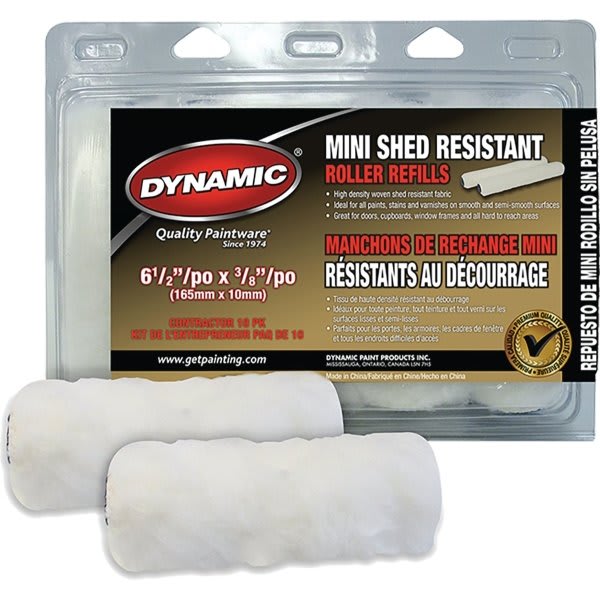 Dynamic Hm005600 100mm X 6mm 4" X 1/4" Mini Shed Resistant Refill, Package Of 12