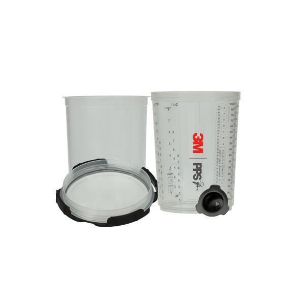 3m™ Pps™ Series 2.0 Spray Cup System Kit, Large, 850 Ml, 200 Micron Filter