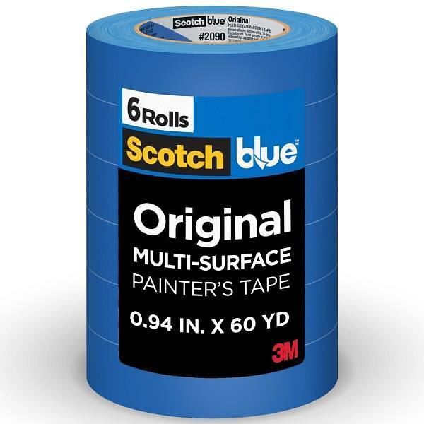 3m™ Scotchblue™ 0.94 In X 60 Yds. Original Painter's Tape 4 Rolls
