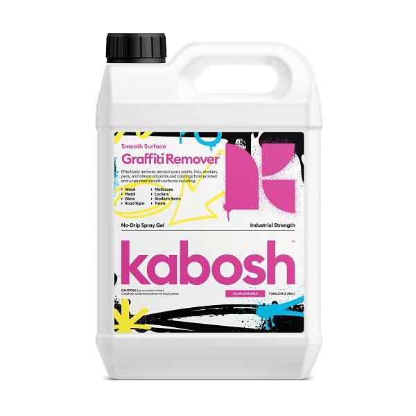 Kabosh Graffiti Remover, Smooth Surface, 1 Gallon