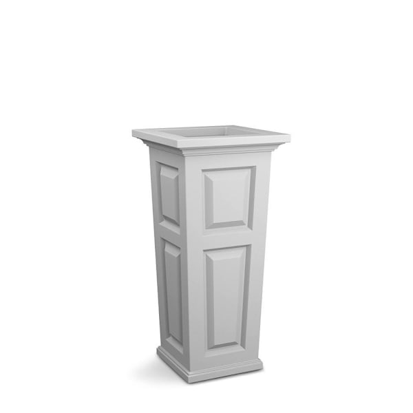 Mayne Nantucket 32" Tall Planter In White