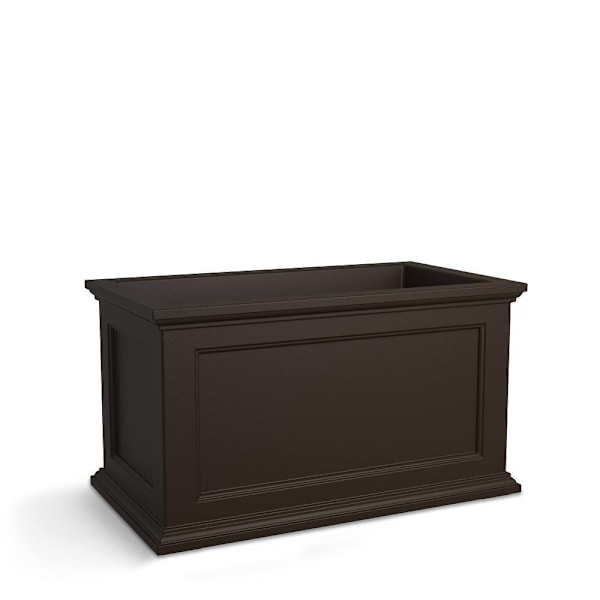 Mayne Fairfield 20x36 Planter- Espresso
