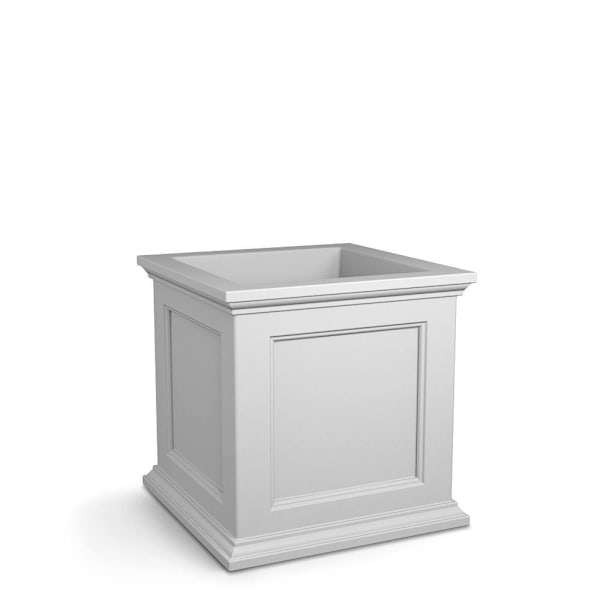 Mayne Fairfield 20x20 Square Planter- White