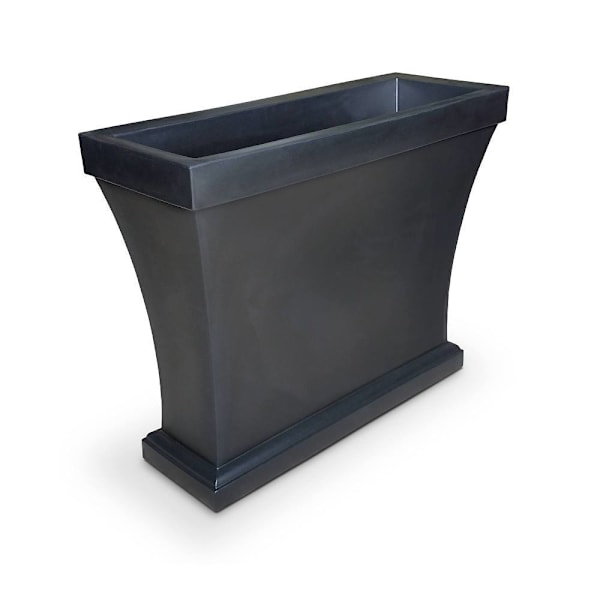 Mayne Bordeaux Trough Planter - Black