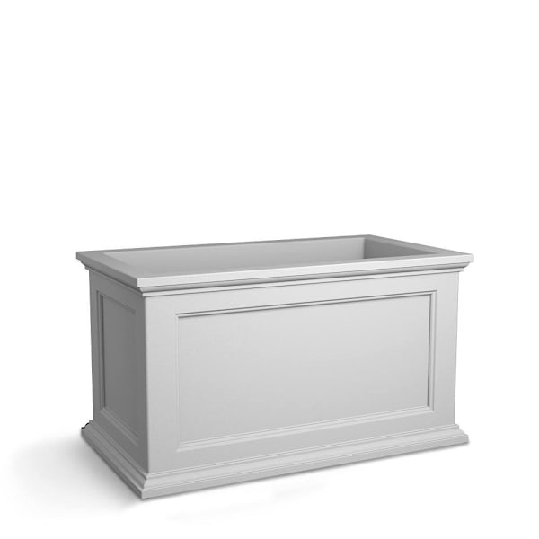 Mayne Fairfield 20x36 Planter- White