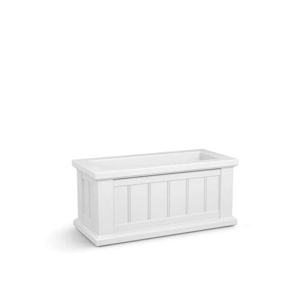 Mayne Cape Cod 24x11 Planter - White