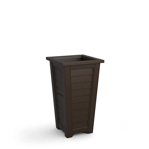 Mayne Lakeland 28 In. Tall Planter In Espresso