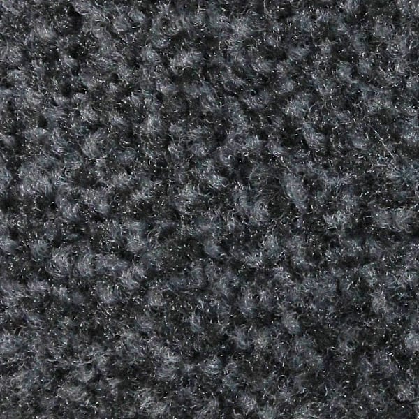 M+a Matting Classic Plush™ Mat Midnight Grey 4' X 6' Smooth Backing
