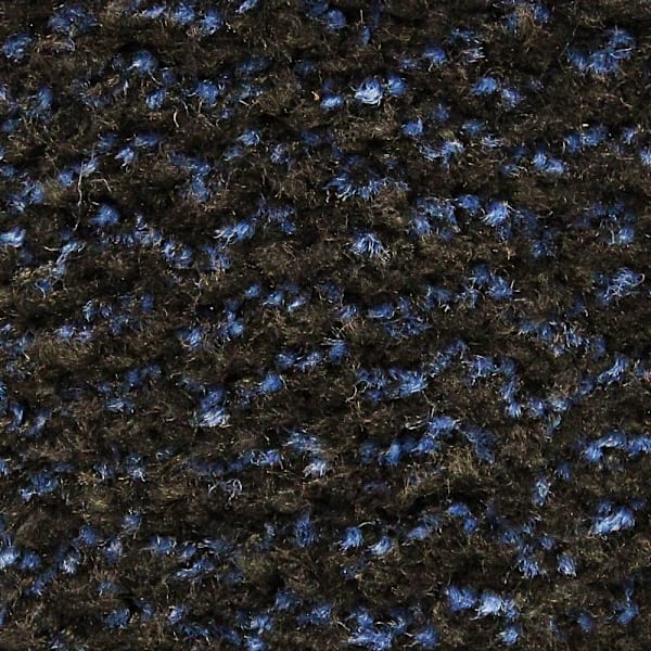 M+a Matting Classic Microluxx™ Mat Blue/Black 3' X 5' Smooth Backing