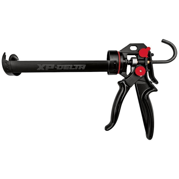 Irion Half-Pipe Caulk Gun With Dripless Switch, 12-1 / 25-1 Thrust Ratio, 10 Oz.
