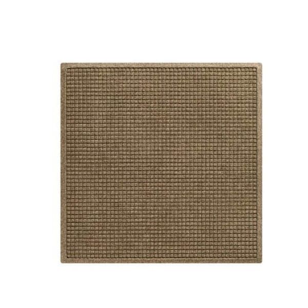 M+a Matting Waterhog Squares Classic Mat Camel 4'X8' Smooth Backing