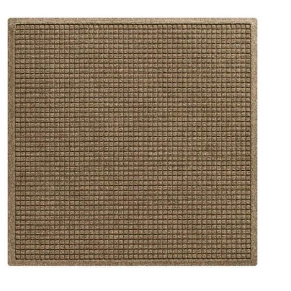 M+a Matting Waterhog Squares Classic Mat Camel 6'X8' Smooth Backing