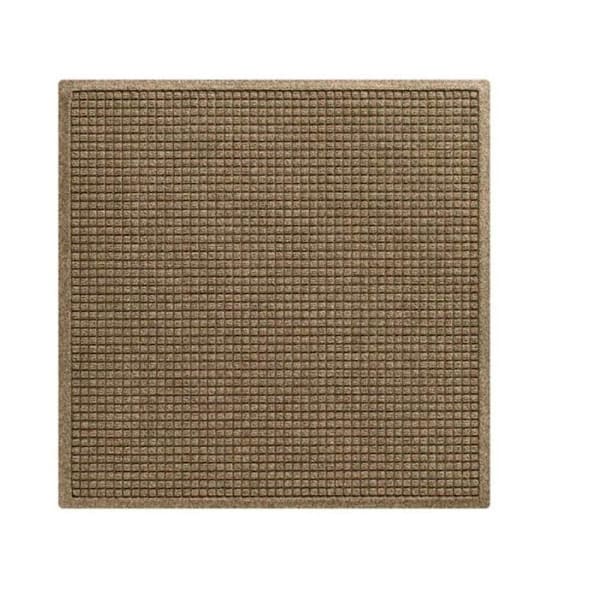 M+a Matting Waterhog Squares Classic Mat Camel 2'X3' Smooth Backing