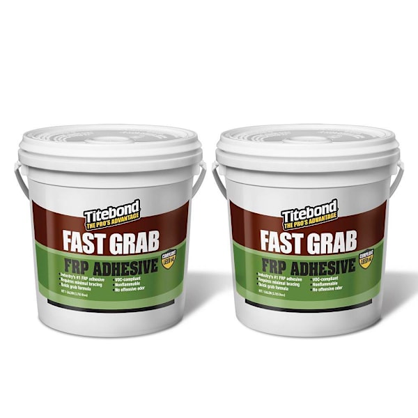 Titebond Fast Grab Frp Adhesive, 1 Gallon Pail, Package Of 2