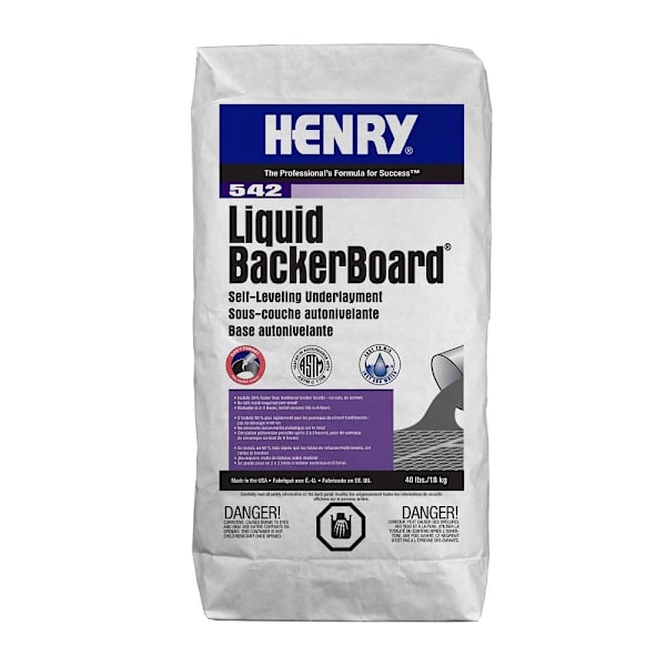 Henry 542 Liquid Backer Board Self-Leveling Underlayment, 40 Lbs.