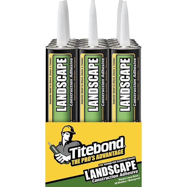 Titebond Provantage Landscape Construction Adhesive, 10 Oz., Package Of 12