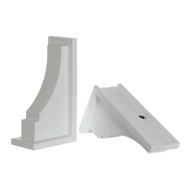 Mayne Fairfield Corbels - White 2-Pack
