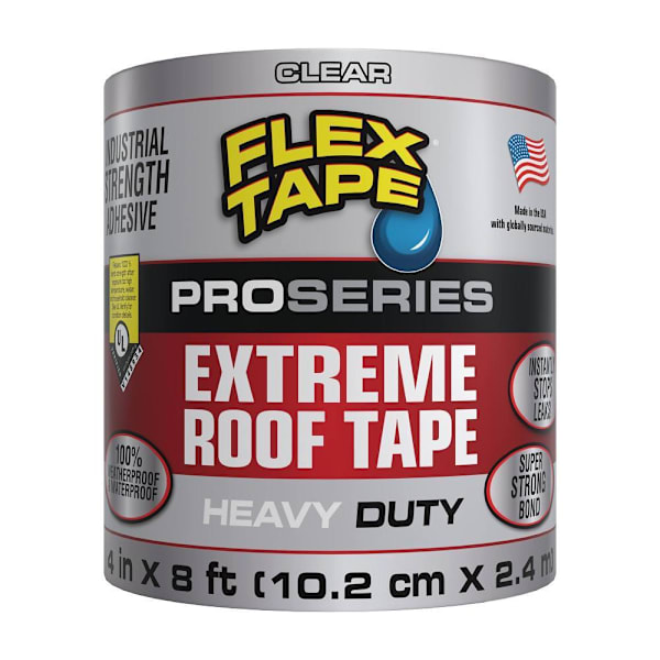 Flex Seal Tape PRO Series Extreme Roof Clear 4"X8' Case Of 4