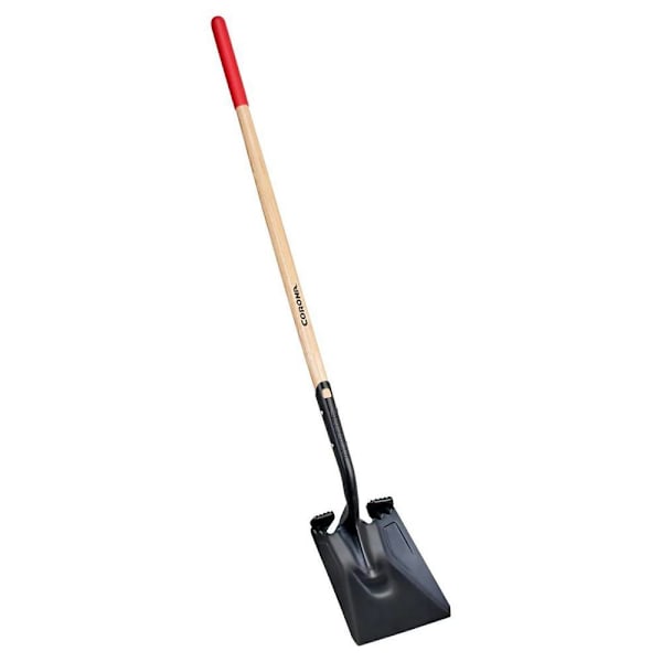 Corona Tools 14g Boron Steel #2 Square Point Shovel 48" Ash Handle