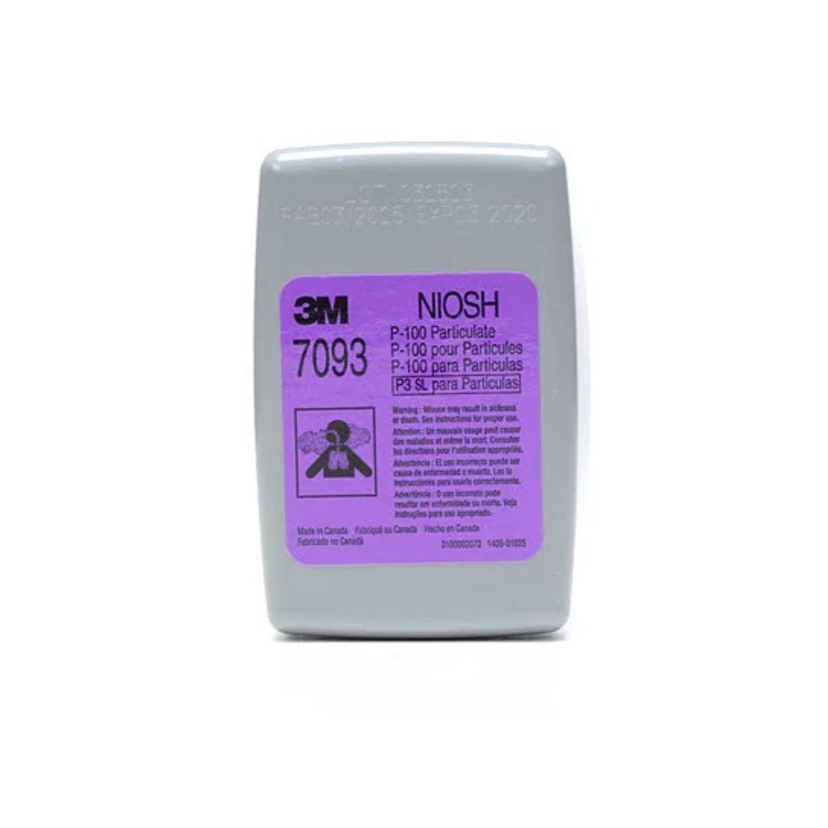 3M Particulate Filter 7093B, P100