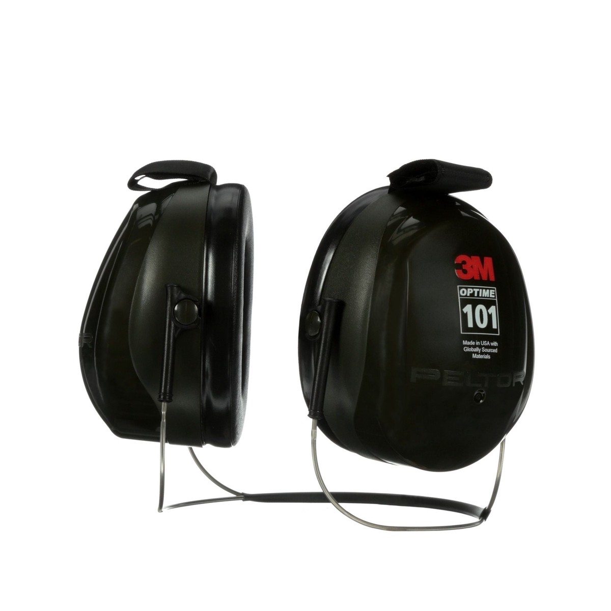 3M PELTOR Optime 101 Earmuffs H7B, Behind-the-Head