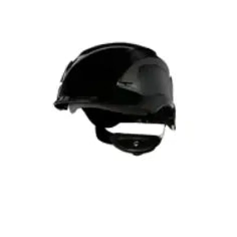 3M SecureFit X5500 Safety Helmet, Non-vented, CE, Black, X5512NVE-CE
