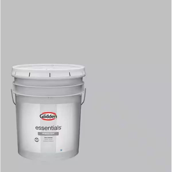 Glidden Essentials Interior Latex, Flat, Whirlwind, 5 Gallon