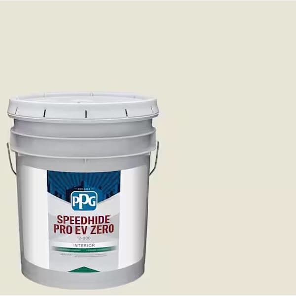 PPG Speedhide Pro-Ev Zero Interior Latex, Semi-Gloss, Off White, 5 Gallon