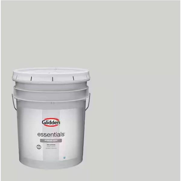 Glidden Essentials Interior Latex, Flat, Tornado, 5 Gallon