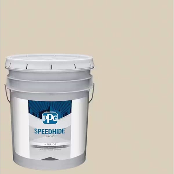 PPG Speedhide Interior Latex, Satin, Toasted Almond, 5 Gallon