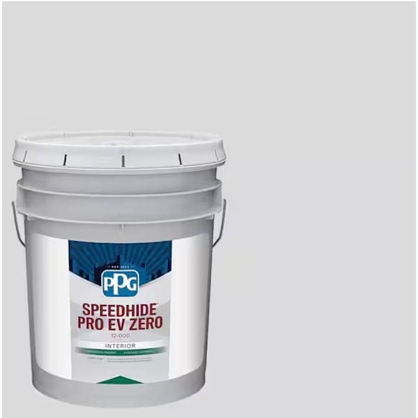 PPG Speedhide Pro-Ev Zero Interior Latex, Eggshell, Thin Ice, 5 Gallon