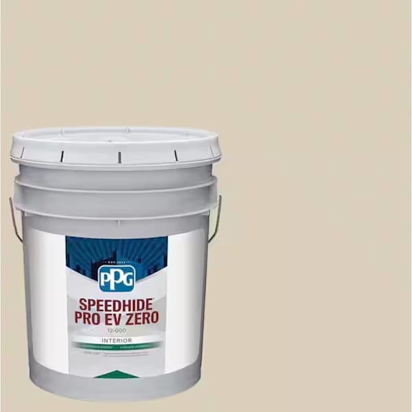 PPG Speedhide Pro-Ev Zero Interior Latex, Semi-Gloss, Toasted Almond, 5 Gallon