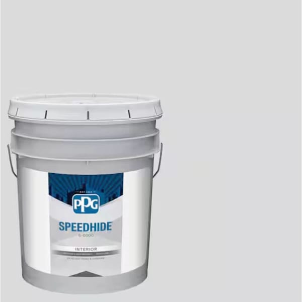 PPG Speedhide Interior Latex, Satin, Thin Ice, 5 Gallon