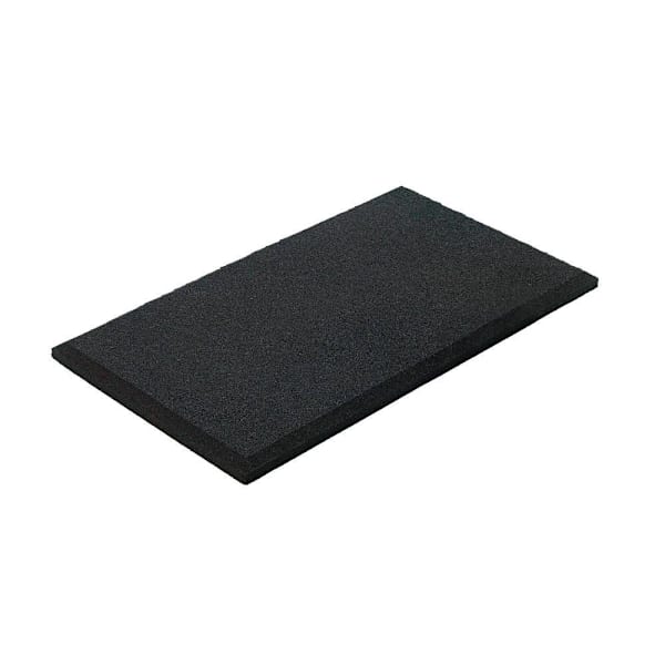 Groundsmart 32 X 54 Recycled Black Rubber Playground Swing Mat Package Of 2