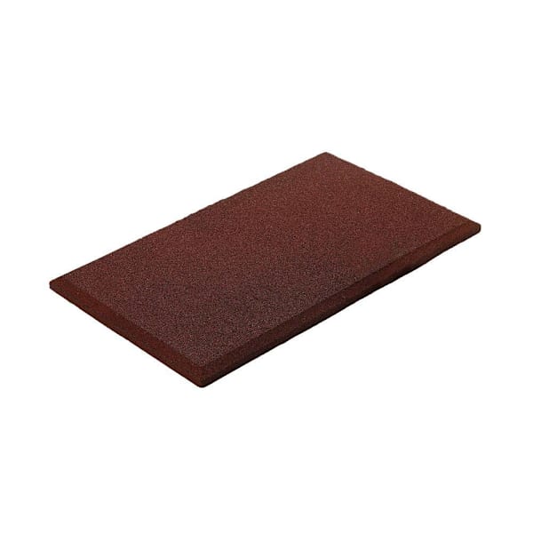 Groundsmart 32 X 54 Recycled Red Rubber Playground Swing Mat Package Of 2
