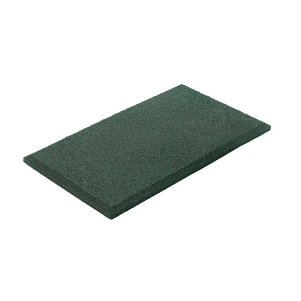 Groundsmart 32 X 54 Recycled Green Rubber Playground Swing Mat Package Of 2