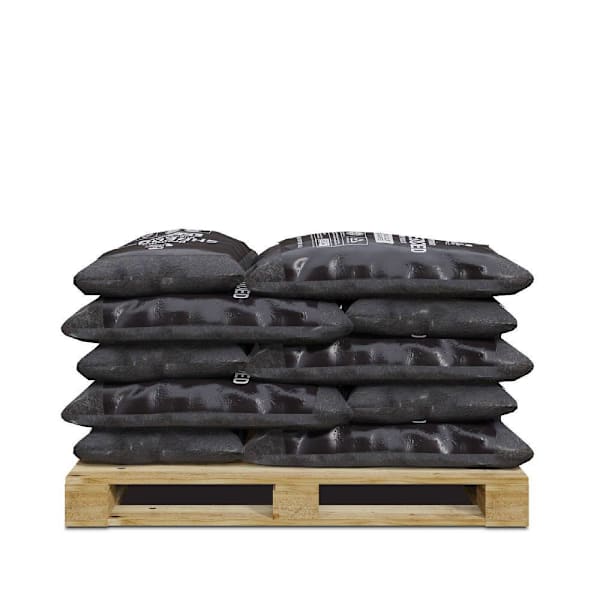 Groundsmart 37.5 Cubic Ft Brown Rubber Mulch Shredded 25 Bags (Ipema Certified)