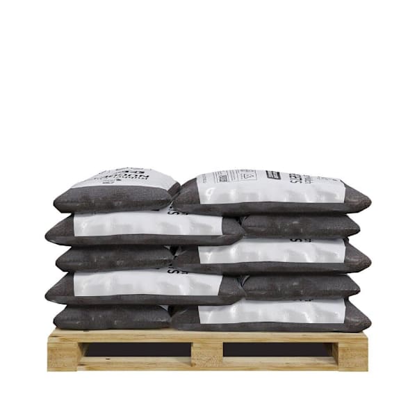 Groundsmart 37.5 Cubic Ft Brown Rubber Mulch Nugget 25 Bags (Ipema Certified)
