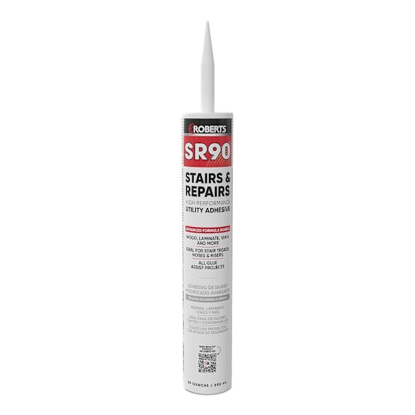ROBERTS Sr90 Stairs & Repairs High-Performance Utility Adhesive - 29 Oz.