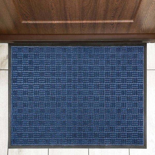 Floortex Doortex Ribmat Entrance Mat Blue - 48" X 72"