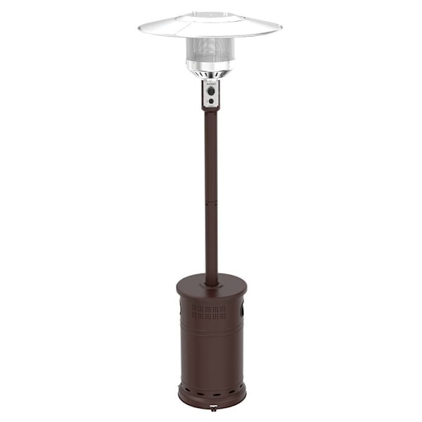 Nexgrill 48000 BTU Bronze Propane Standing Patio Heater With Wheels