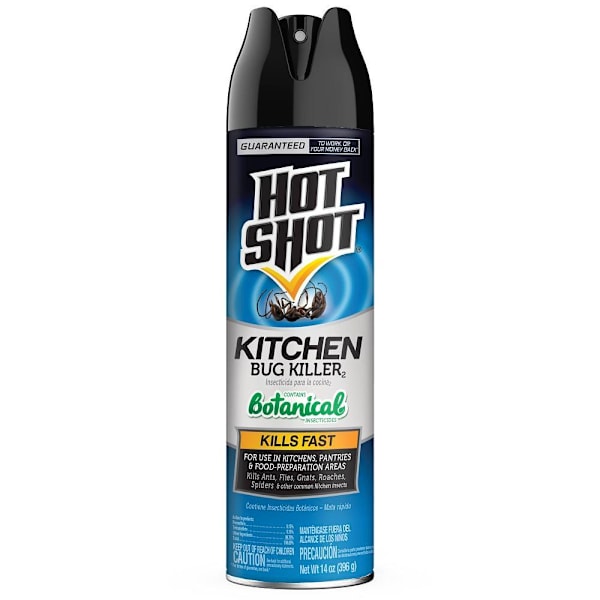 Hot Shot 14 Oz. Kitchen Bug Killer Aerosol Spray Case Of 12