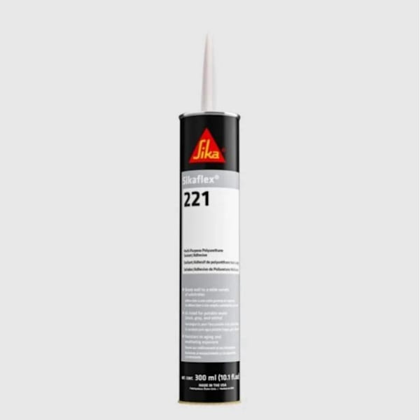 Sika Flex 221 1-Component Polyurethane Sealant, 300ml Cartridge, Black