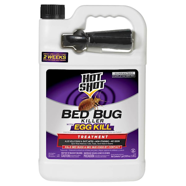 Hot Shot 1-Gal Ready-to-Use Bed Bug Killer Treatment With Egg Kill Case of 4